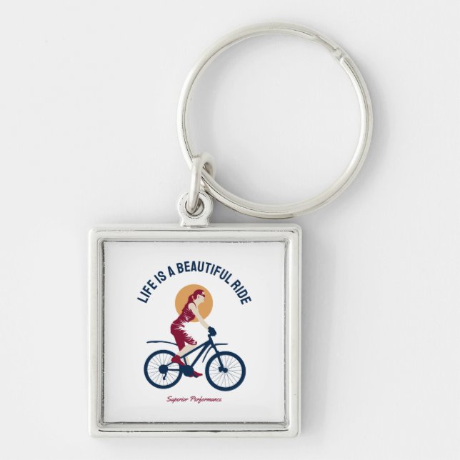 Llavero Classy Rider - La vida es un hermoso paseo (Frente)