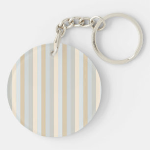Llavero Classy Soft Colored Greys Vertical Stripes