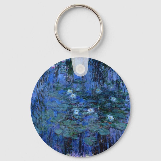 Llavero Claude Monet Blue Water Lilies (Anverso)