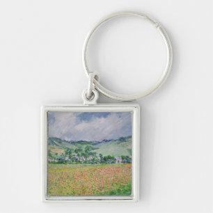 Llavero Claude Monet el el campo de la amapola cerca de