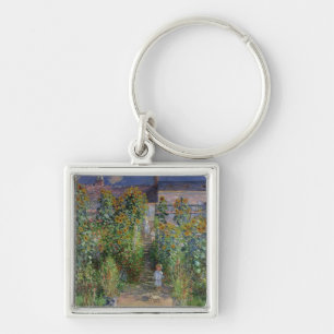 Llavero Claude Monet el el jardín del artista en
