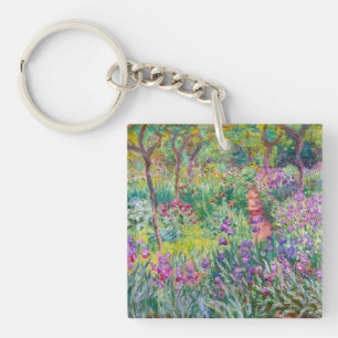 Llavero Claude Monet - El jardín de iris en Giverny