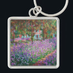 Llavero Claude Monet - El jardín del artista en Giverny<br><div class="desc">El jardín del artista en Giverny / Le Jardin de l'artiste a Giverny - Claude Monet,  1900</div>
