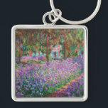 Llavero Claude Monet - El jardín del artista en Giverny<br><div class="desc">El jardín del artista en Giverny / Le Jardin de l'artiste a Giverny - Claude Monet,  1900</div>