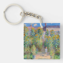 Claude Monet - El jardín del artista en Vetheuil