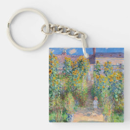 Llavero Claude Monet - El jardín del artista en Vetheuil
