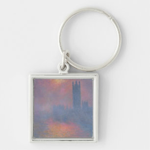 Llavero Claude Monet el   las casas del parlamento,