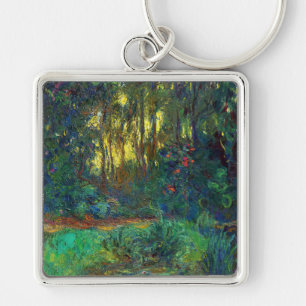 Llavero Claude Monet - Esquina de un estanque con naves ac