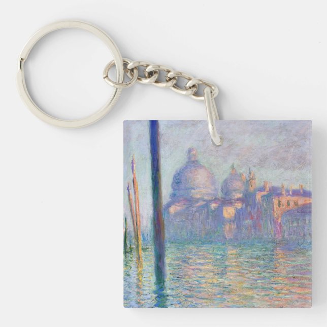 Llavero Claude Monet - Gran Canal, Venecia (Frente)