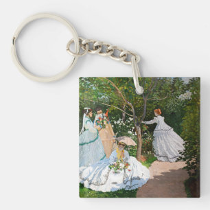 Llavero Claude Monet - Mujeres en el jardín