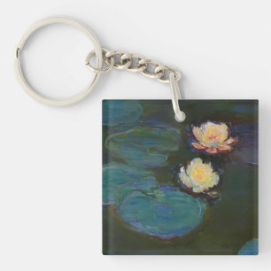 Llavero Claude Monet Nenúfares Arte al Óleo Impresionista