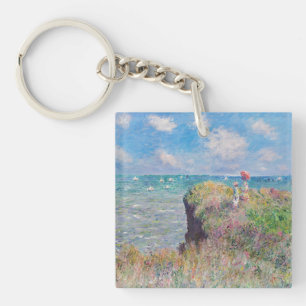 Llavero Claude Monet - Paseo por el acantilado en Pourvill