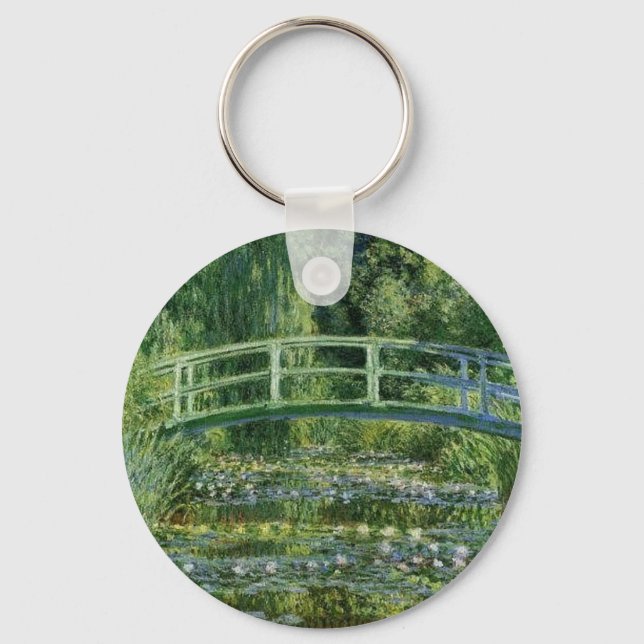 Llavero Claude Monet - Puente japonés (Anverso)
