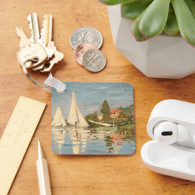 Llavero Claude Monet | Regatta at Argenteuil, c.1872 (Escritorio )