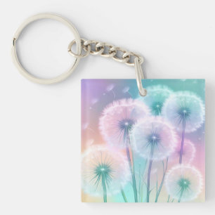 Llavero Cláusula acrílica de los Dandelions de Cute Pastel