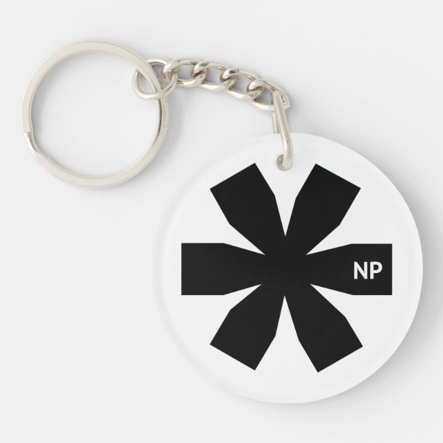 Llavero Cláusula Asterisk de Nosetouch Press (Frente)