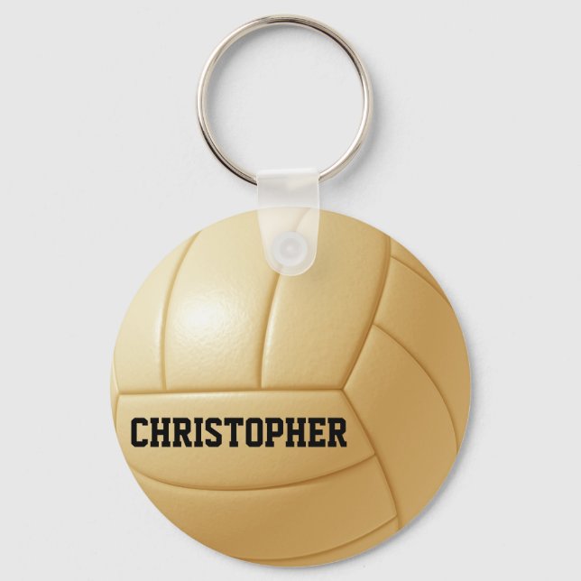 Llavero Cláusula Ball Personalizado de voleibol (Anverso)