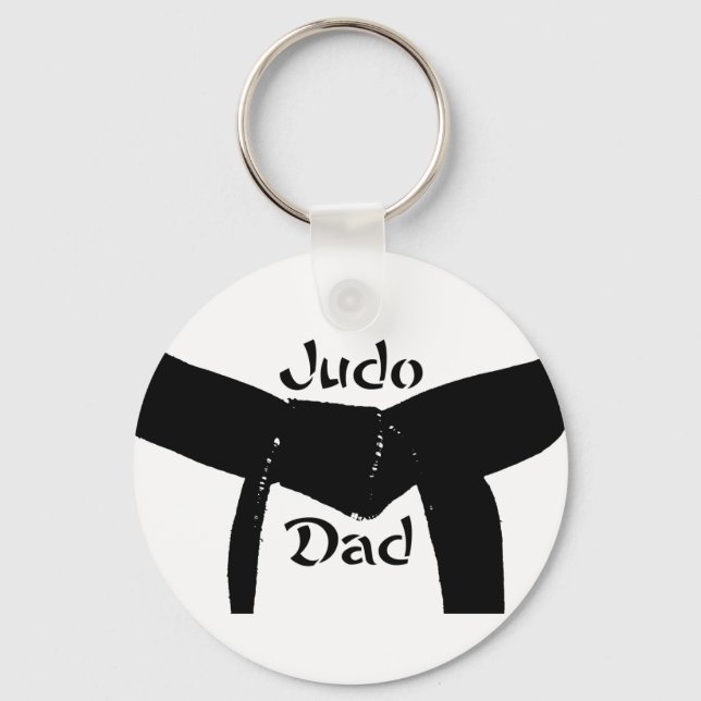 Llavero Cláusula Black Belt Judo Dad (Anverso)