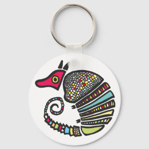 Llavero Cláusula colorida del armadillo