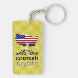 Llavero Cláusula Cornish American Ancestry Roots
