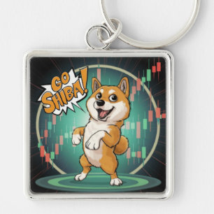 Llavero Cláusula Cute Shiba Inu Perg