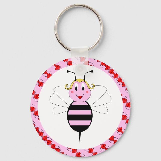 Llavero Cláusula de abeja de burbujas BarBee (Anverso)