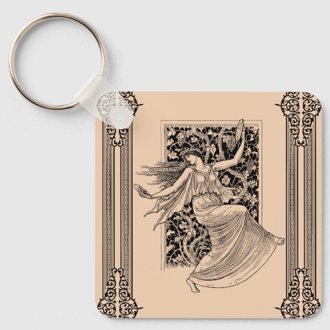 Llavero Cláusula de baile de mujer ventilado (Anverso)