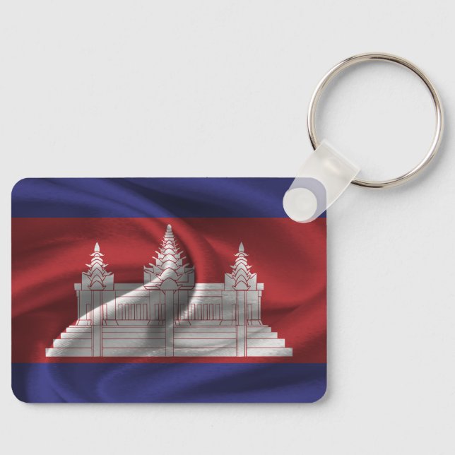 Llavero Cláusula de bandera de Camboya (Anverso)
