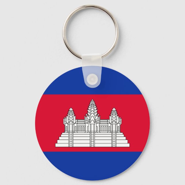 Llavero Cláusula de bandera de Camboya Patriótica (Anverso)