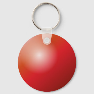 Llavero Cláusula de bolas rojas 3D