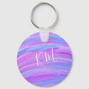 Llavero Cláusula de botón personalizada de colores pintado
