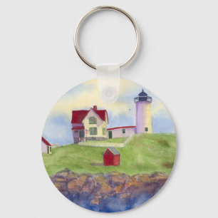 Llavero Cláusula de botón principal de nubble Light House