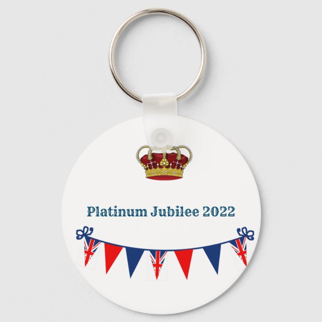 Llavero Cláusula de celebración del Jubileo Platinum 2022 (Anverso)