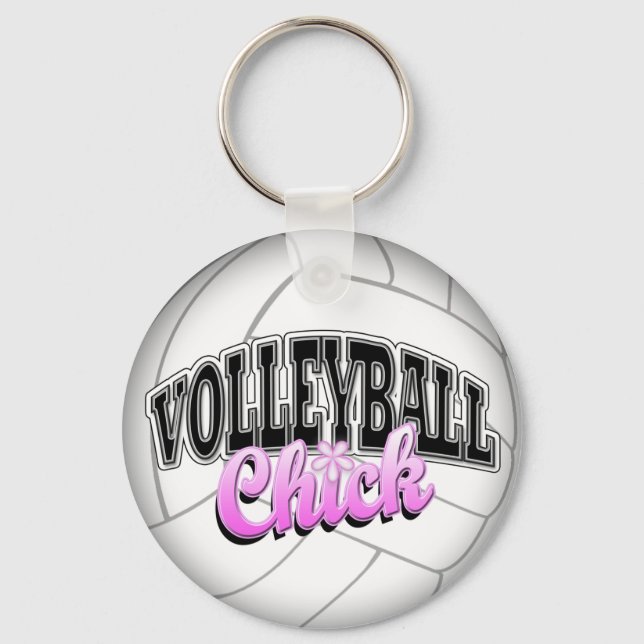 Llavero Cláusula de Chick de voleibol (Anverso)