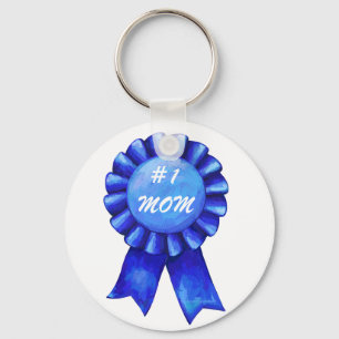 Llavero Cláusula de cinta azul de mamá #1