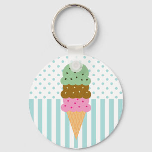 Llavero Cláusula de cono de helado