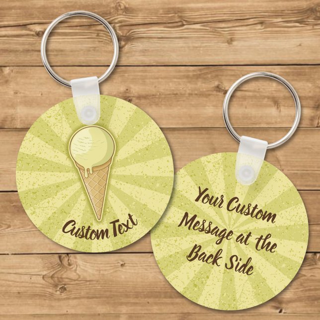 Llavero Cláusula de cono de helado de bolas (Subido por el creador)