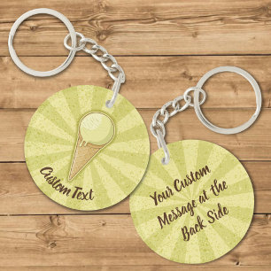 Llavero Cláusula de cono de helado de bolas