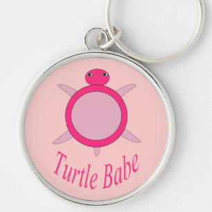 Llavero Cláusula de engaño de tortuga rosa