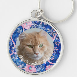 Llavero Cláusula de fotos de afición personalizada a felin