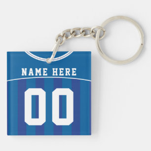 Llavero Cláusula de Jersey de Fútbol de personalizable, Fú