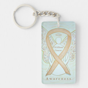 Llavero Cláusula de la Cinta de Concienciación del Ángel d