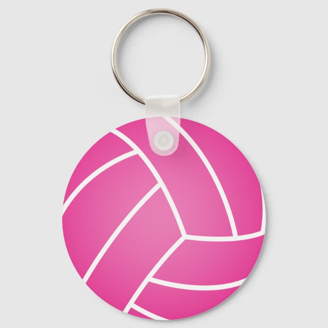 Llavero Cláusula de la pelota rosa del tubo de polo de agu (Anverso)