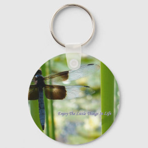 Llavero Cláusula de libélula azul