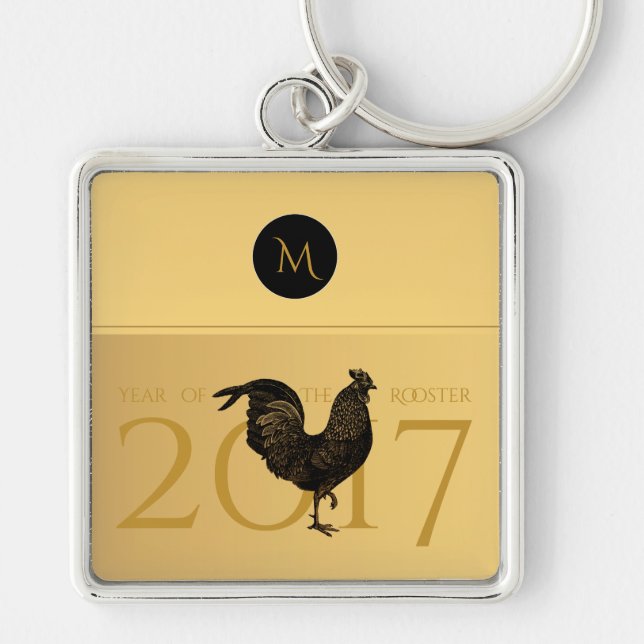 Llavero Cláusula de moda china de Año Nuevo 2017 2 (Frente)