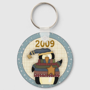 Llavero Cláusula de Navidades de pingüino Cute 2009
