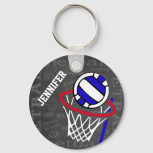 Llavero Cláusula de Netball Personalizada