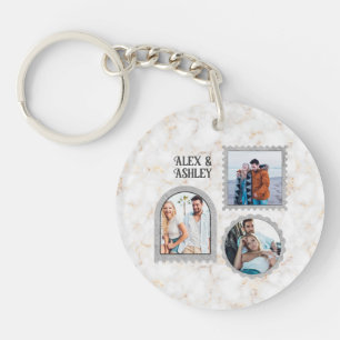 Llavero Cláusula de nombre fotográfico personalizada Deco