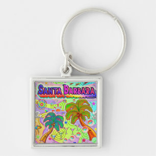 Llavero Cláusula de objetivo de vacaciones de Santa Bárbar