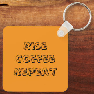 Llavero Cláusula de oferta de café motivacional